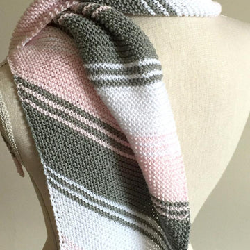 Effortless Colour Block Shawl