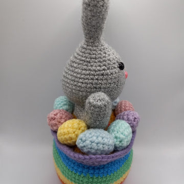 Bunny In An Easter Basket Amigurumi