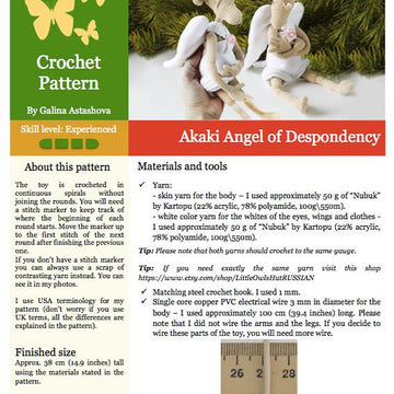 180 Akaki Angel of Despondency doll