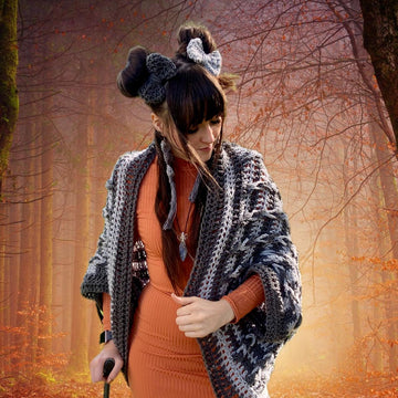 The Stripes and Ladders Cocoon Cardigan