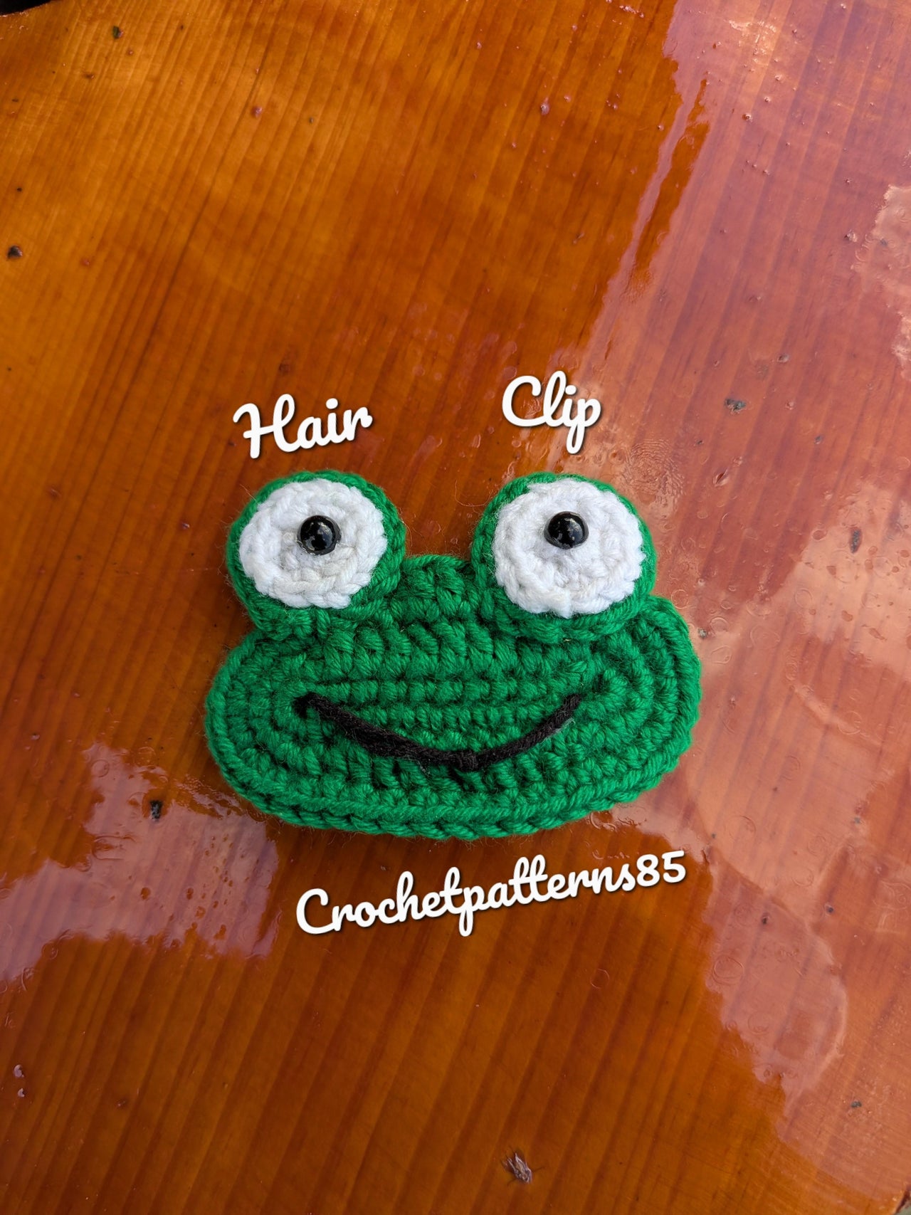 Frog_ hair clip English _us