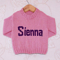 Intarsia - Sienna Moniker Chart - Childrens Sweater