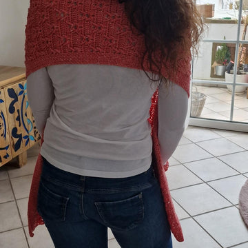 Häkelanleitung für den Taschenschal "Hygge"