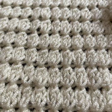 Cluster Stitch Baby Blanket