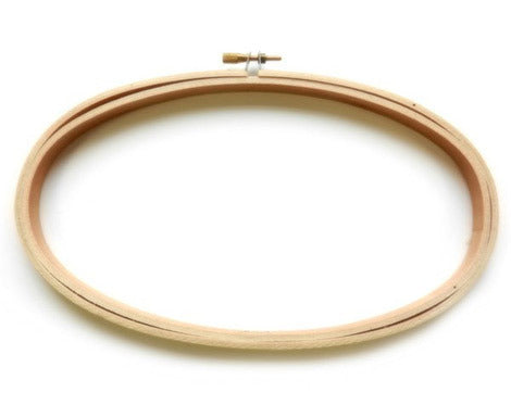 Siesta Frames Oval Wooden Hoop 5 x 9 Inch