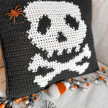 Halloween Skull Pillow