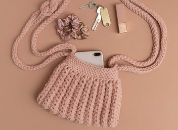 Cool Cross Body Bag in Yarn and Colors Zen - YAC100008 - Downloadable PDF