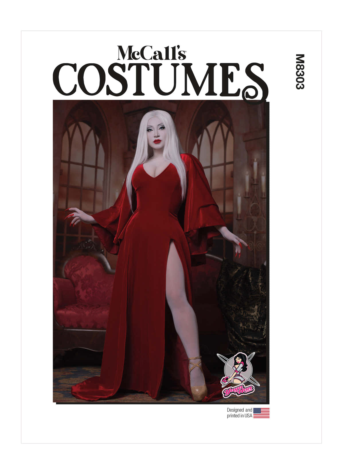 McCall's Dress and Sleeved Cape by Yaya Han M8303 - Sewing Pattern