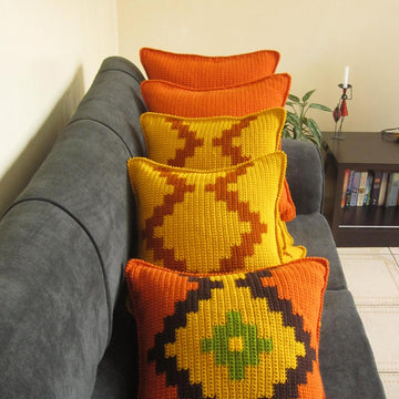 On the Spot and Brackets Cushion Cover Set