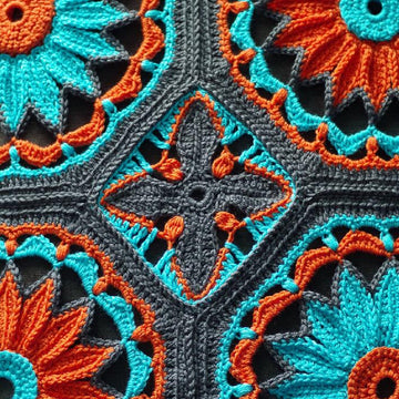 Crocheted Daisy Afghan