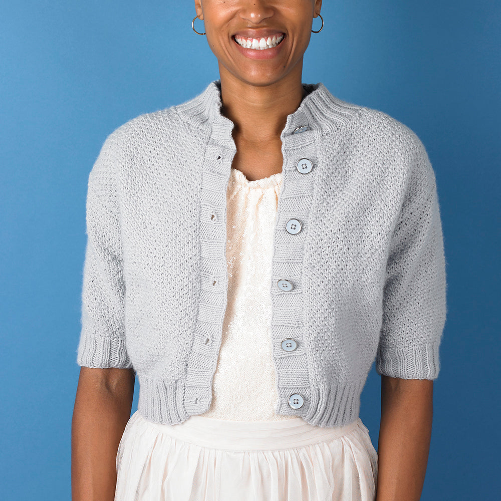 Jubilation Jacket - Free Knitting Pattern For Women in Paintbox Yarns Baby DK