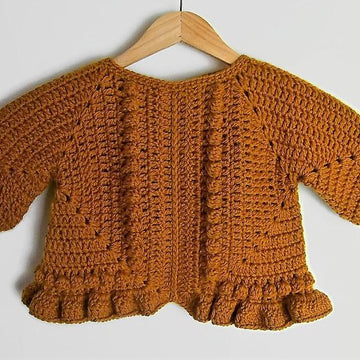 4 CROCHET BABY SWEATER CARDIGAN PATTERNS