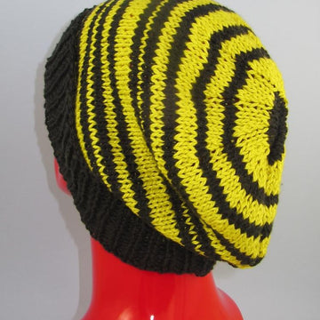 Alternate Random Stripe Slouch Hat