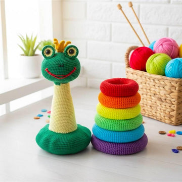 Stacking rings Rainbow Frog