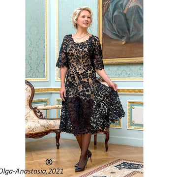 Paris Black Lace Dress