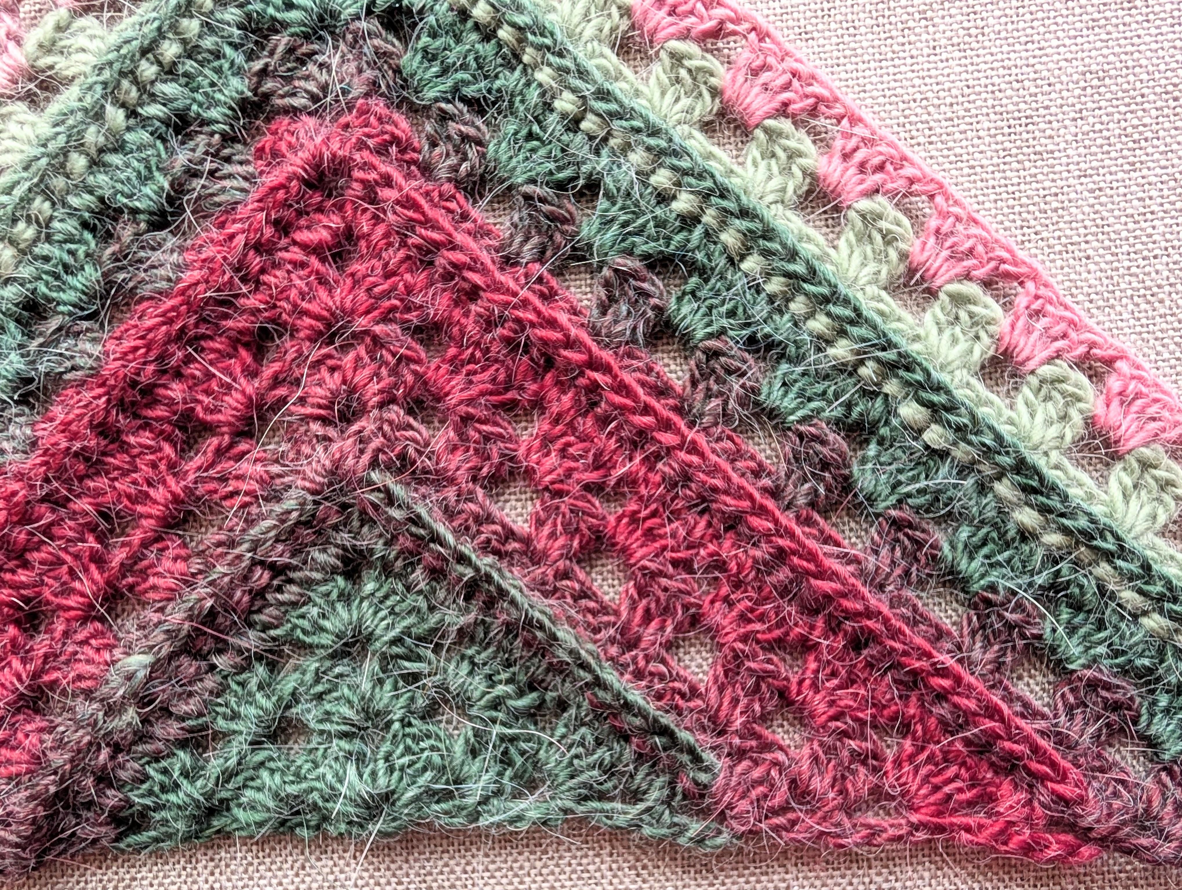 2-in-1: Crochet Bandana/Shawl #113
