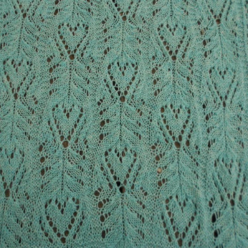 Hidden Hearts Lace Shawl