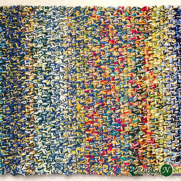 Linen Stitch Scrap Rug
