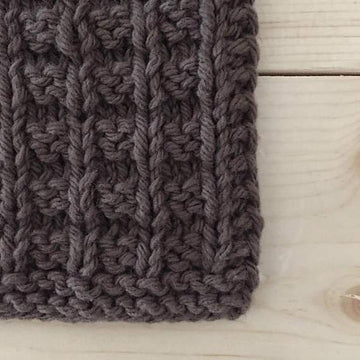 Waffle Stitch Dishcloth