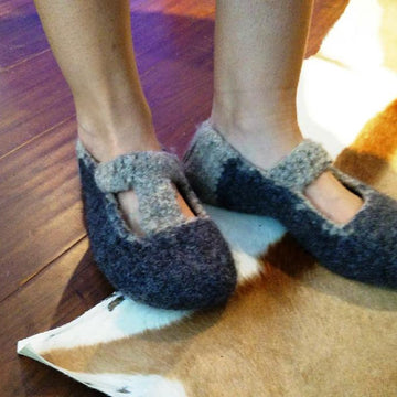 Georgian Felted Slippers