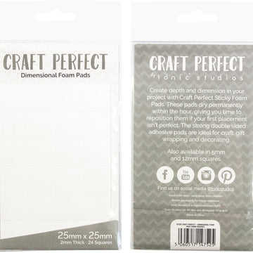 Tonic Studios Craft Perfect Dimensional Foam Pads 25mmX25mm - 587582