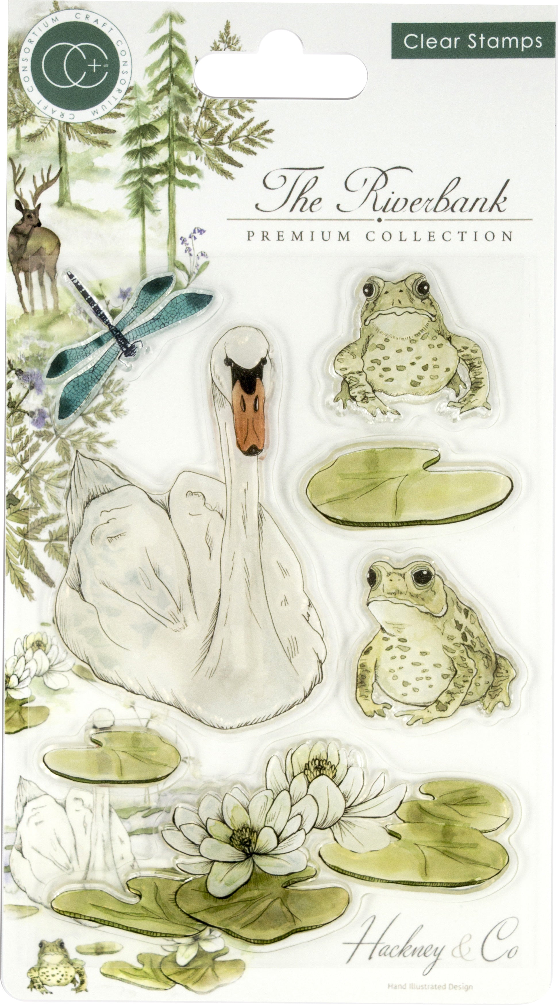 Craft Consortium A5 Clear Stamps - The Riverbank