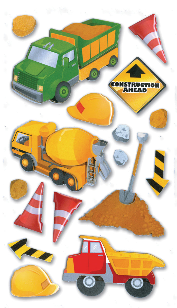 Sticko Dimensional Stickers - Construction