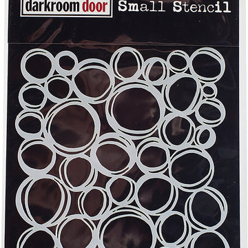 Darkroom Door Stencil 4.5"X6" - Circles
