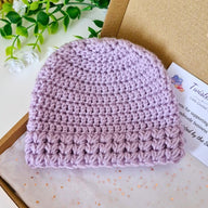 Puff V Stitch Baby Hat