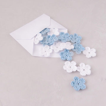 Forget-Me-Not Flower Applique