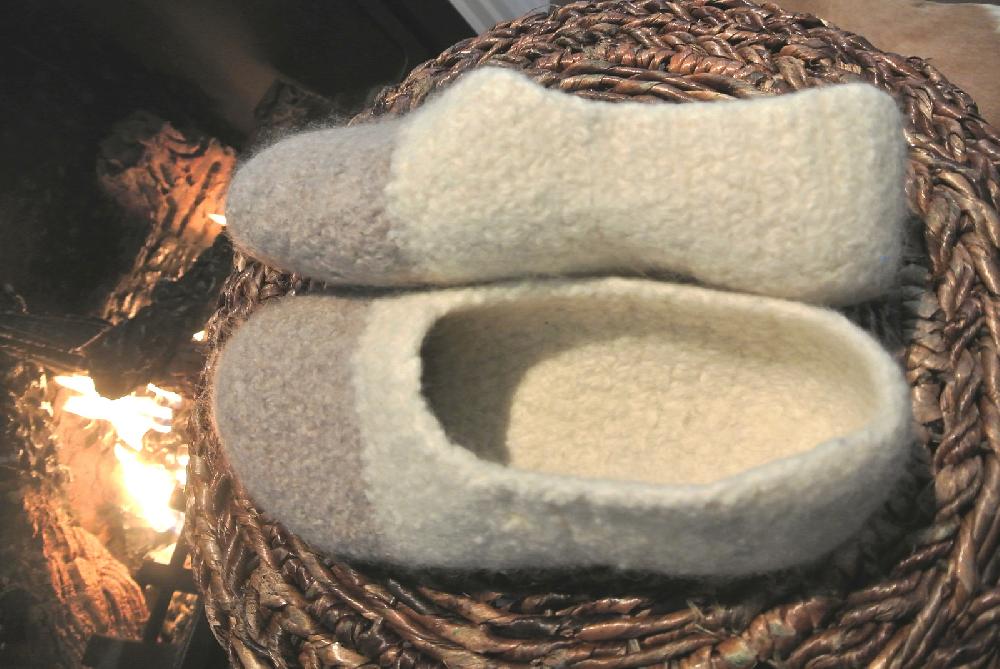 Warmest Wool Felted Slippers