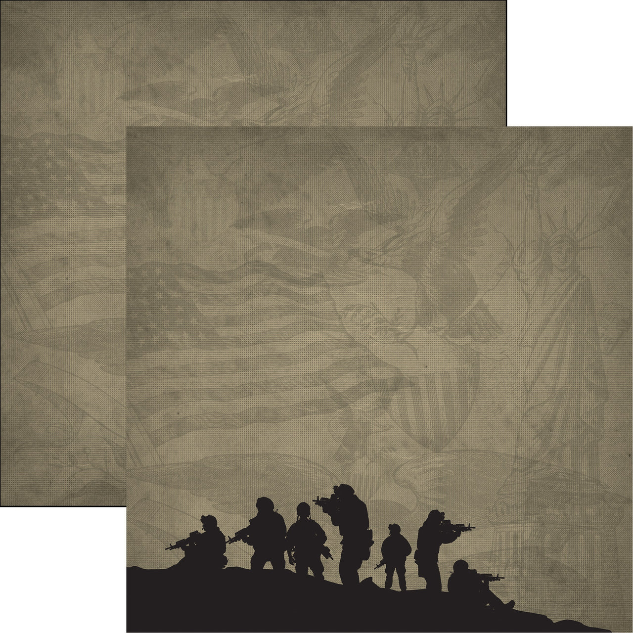 Reminisce Marines Double-Sided Cardstock 12"X12" 25/Pkg - #3