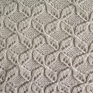 Mariele's Cable Lace Blanket