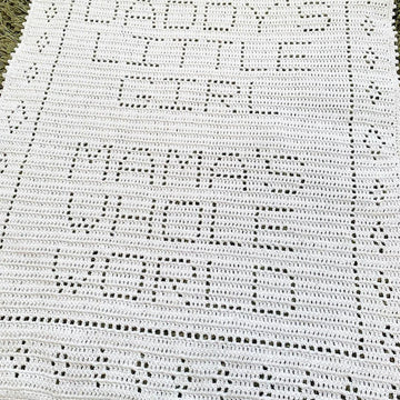 Daddy's little girl blanket