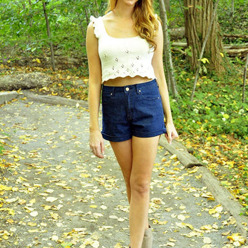 Twirl of Your Dreams Crop Top and Skirt