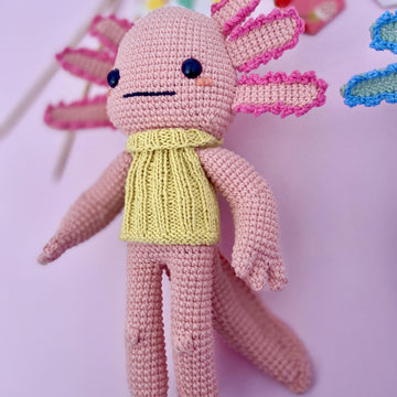 Axolotl in a vest