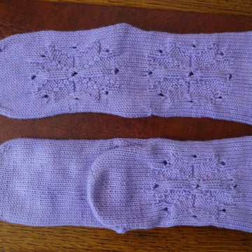 Snowflake Soft top Socks