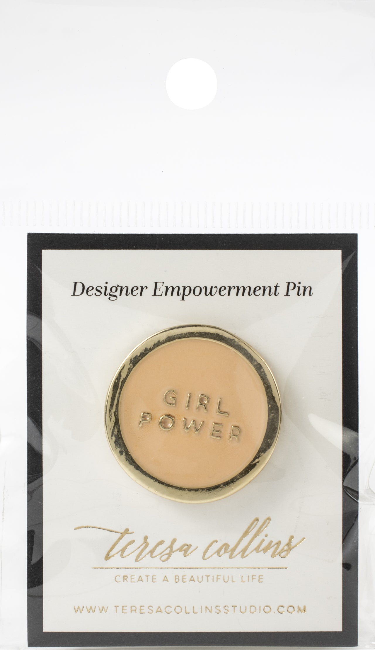 Teresa Collins Designer Enamel Pin - Girl Power