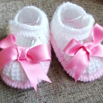 Baby Knitting Pattern 'Orla' Ballet Dress, Cardi and Shoes