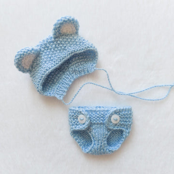 Ear Bonnet Doll Outfit for 9 Inch Dolls