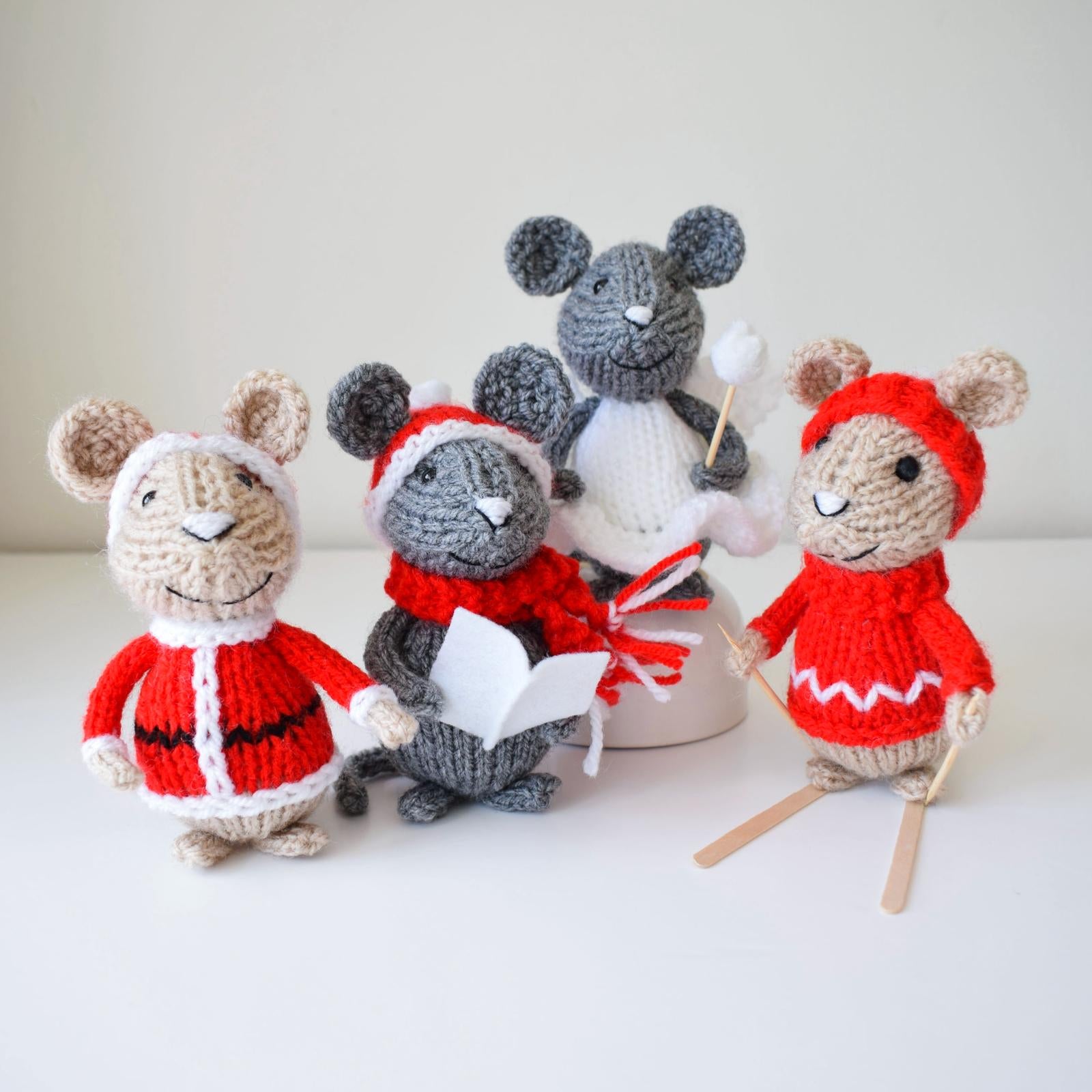 Festive Mice Decorations
