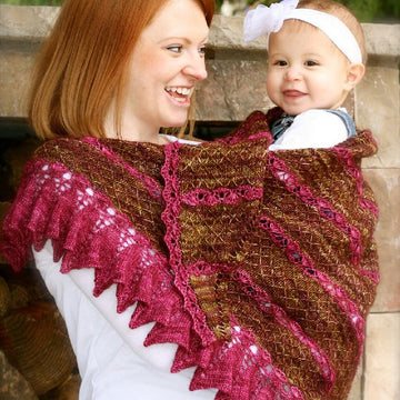 Sophie's Rose Shawlette