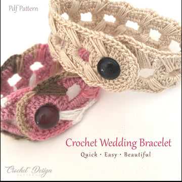 Crochet Wedding Bracelet