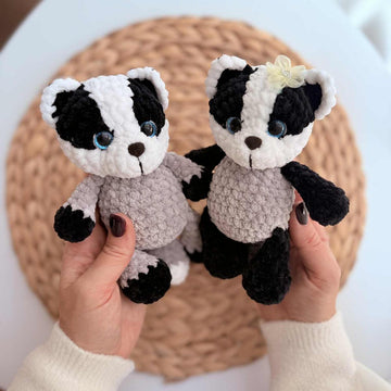 Plush Badger toy