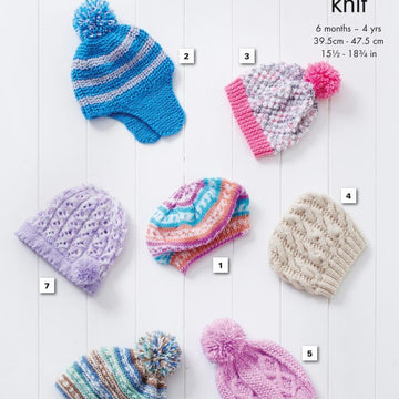 Hat in King Cole Cherished DK - 5200 - Leaflet