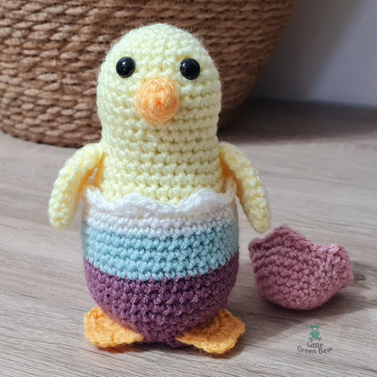 Charles the Chick - US Terminology - Amigurumi