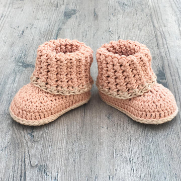 Cuffed Baby Booties