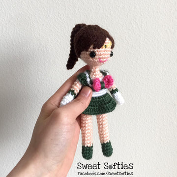 Sailor Jupiter School Girl Anime Doll