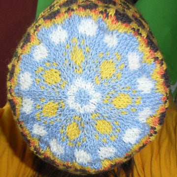 Sunflower beanie