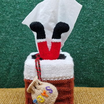 "Santa's Stuck!" Tissue Box Cosy